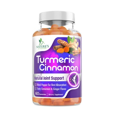 Turmeric Cinnamon Packaging label