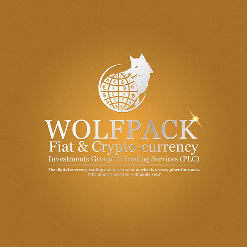 Currency design with the title 'Create A Fierce Logo For A Digital Currency trading and investment partnership. We are the future.'
