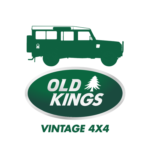4x4 logo with the title 'OLD KINGS VINTAGE 4X4 logo'