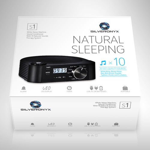 White packaging with the title 'Packaging'