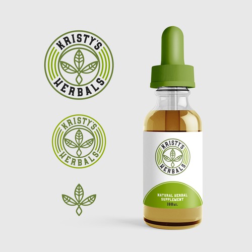 Hemp brand with the title 'Kristy's herbals'