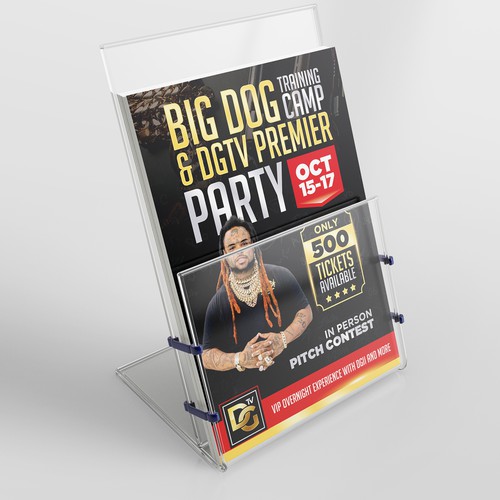 Party design with the title 'Party flyer'