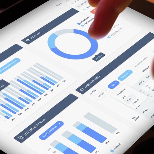 Chart design with the title 'Private Project - Web app (Saas)'