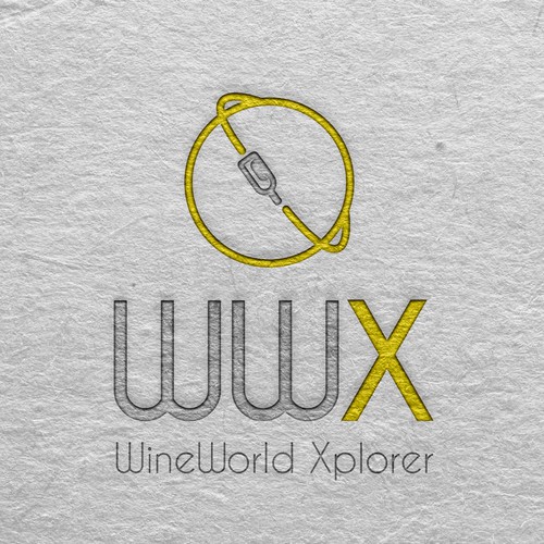 Crisp logo with the title 'Logo Concept for International Wine Exchange.'