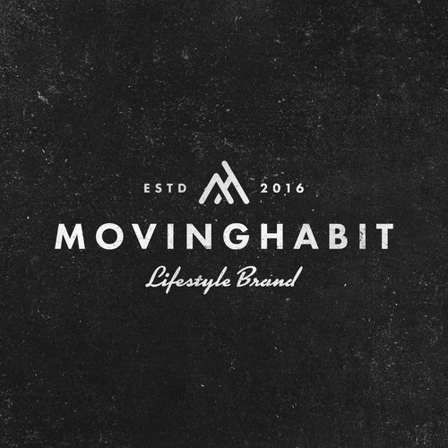 Lifestyle design with the title 'MovingHabit'