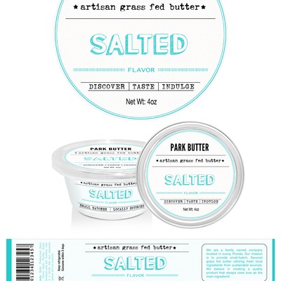 Product label for Parkbutter