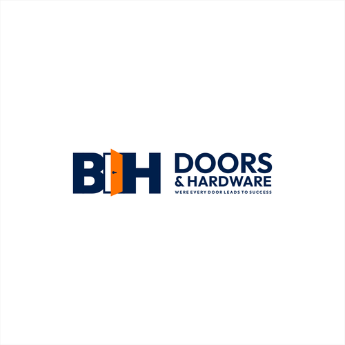 Hardware design with the title 'BH Doors & Hardware'