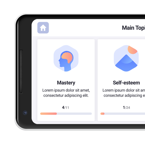 Quiz design with the title 'App contest design entry'