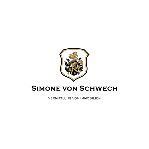 Shield design with the title 'Logo for Simone von Schwech'