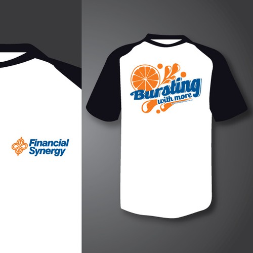 Splash t-shirt with the title 'T-shirt - BURSTING WITH MORE!'