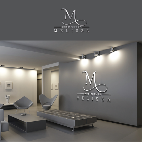 Hair logo with the title 'Friseurin sucht neues Logo'