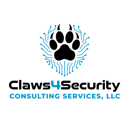 Cyber security logo with the title 'Claws 4 Security'