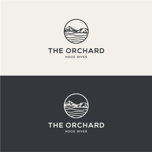 Orchard design with the title 'Logo for a wedding and event space'