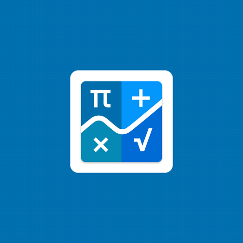 Mathematics design with the title 'Agleo Graphing Calculator'