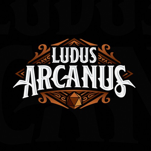 Board game logo with the title 'Classic Board Game Logo Design'