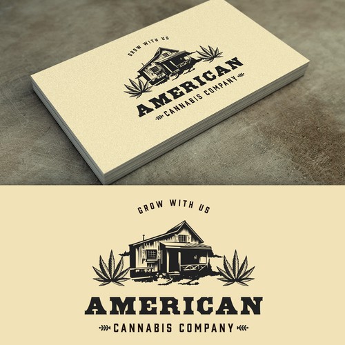Farmhouse logo with the title 'American Cannabis Company'