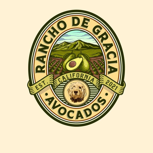 Avocado logo with the title 'California Avocados'