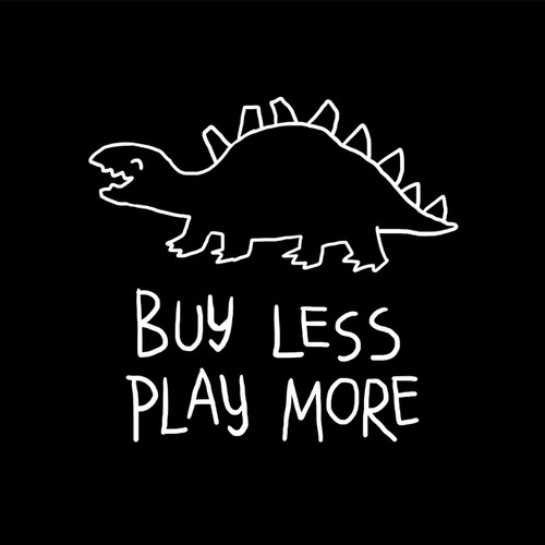 Dinosaur design with the title 'T-Shirt Design for TOYCYCLE'