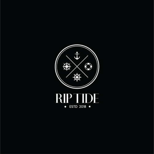 Nautical logo with the title 'Logo for a nautical accessory brand'