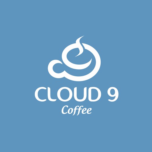 Logo with the title 'Coffee brand'