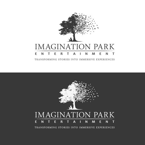 Park design with the title 'Imagination park Logo design '