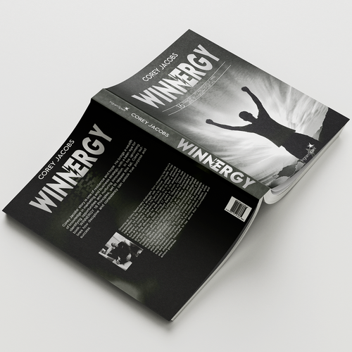 Collage book cover with the title 'design concept for a book's cover '