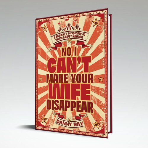 Whimsical book cover with the title 'Fun book cover proposal for a cheeky title'