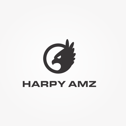 Raptor logo with the title 'Harpy Sports Brand'