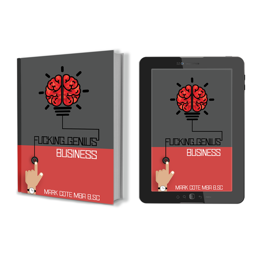 Genius design with the title 'Book Cover '