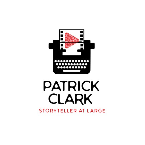 Writer logo with the title 'Logo for a film storyteller'