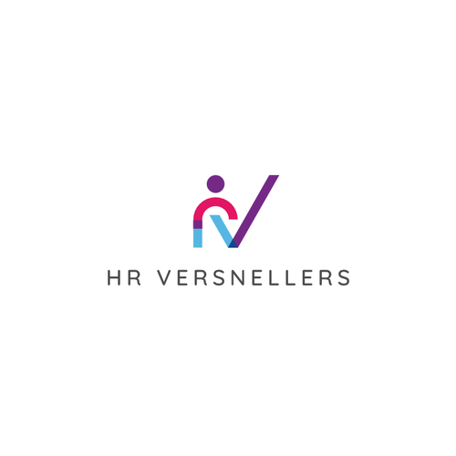 Recruitment logo with the title 'HR Versnellers'