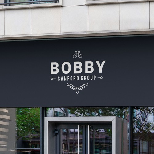 Mockup logo with the title 'bobby sanford group'