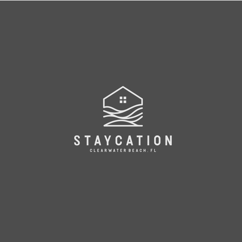 Nautical logo with the title 'Staycation logo'