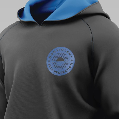 Self-defense logo with the title 'Logo design for a self-defense training course for kids and teens'