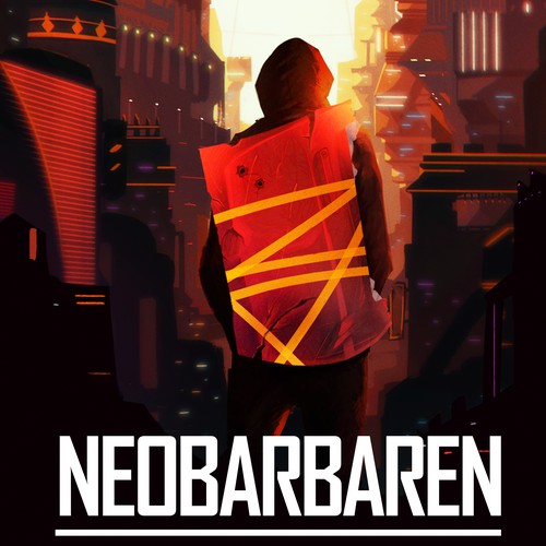 Drawing book cover with the title 'Neobarbaren Paperback Cover (Rework)'