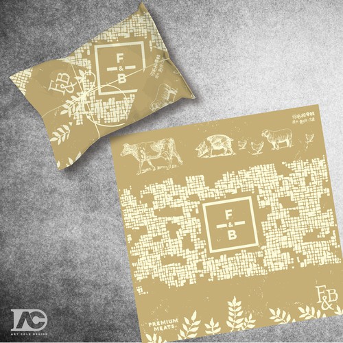 Meat packaging with the title 'Branded Butcher Paper'