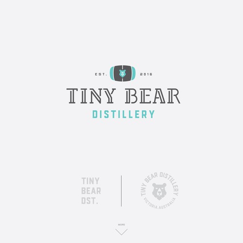 Small-batch design with the title 'Logo for a Small Batch Distillery'