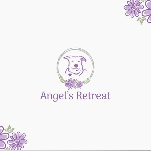 Angel brand with the title 'Waggable Logo for a Dog Rescue firm'