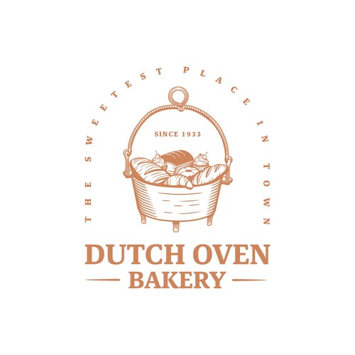 Pastry logo with the title 'Vintage Logotype - Bakery '
