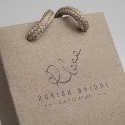 Bridal logo with the title 'Rubica Bridal'