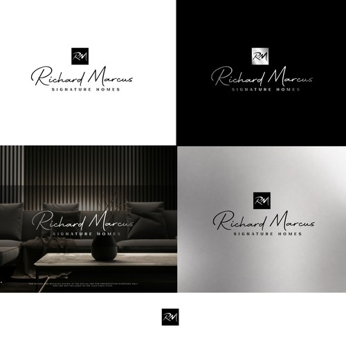 Logo with the title 'Richard Marcus Signature Homes'