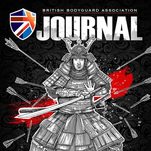 Journal design with the title 'British Bodyguard Association'