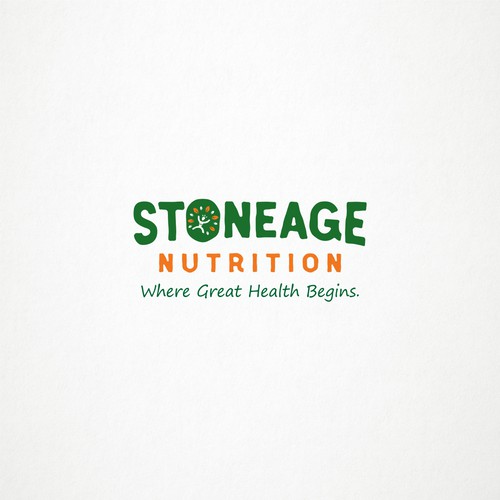 Nutritionist logo with the title 'Cave inspired logo design'