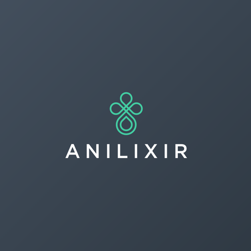 Feline logo with the title 'Anilixir Logo'