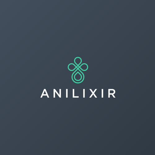 Paw logo with the title 'Anilixir Logo'