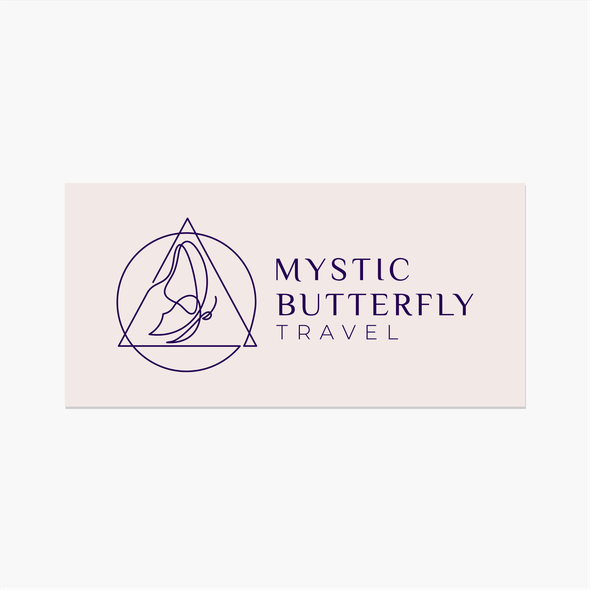 Monarch butterfly logo with the title 'Mystic Butterfly'