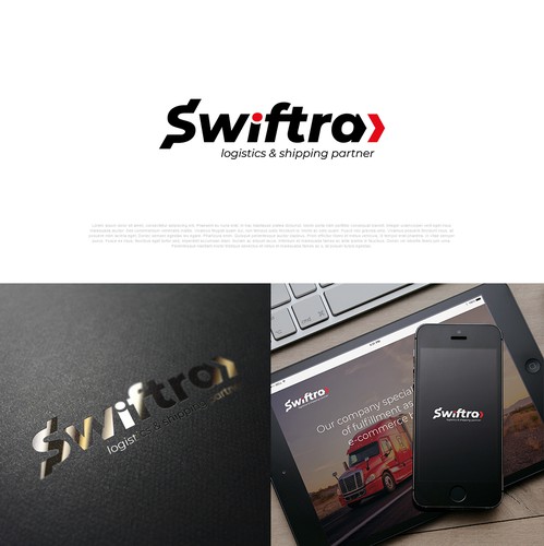 Logistics design with the title 'Logo for Swiftra'