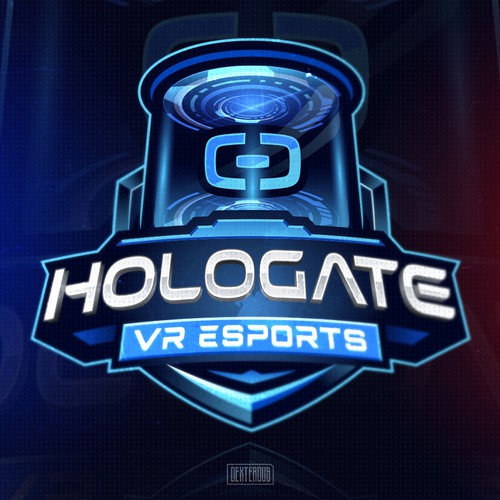 VR logo with the title 'HOLOGATE VR ESPORTS'