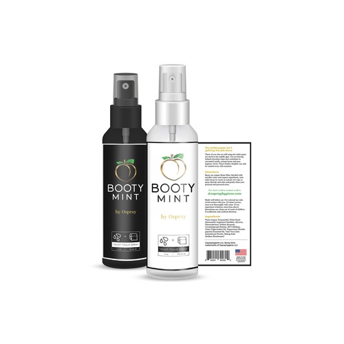 Spray label with the title 'Creative Label'