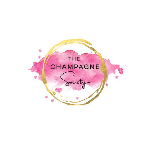 Society logo with the title 'The Champagne Society'